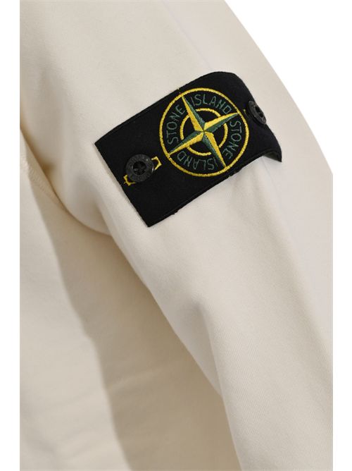 Felpa 6100060 in cotone Natural STONE ISLAND | 6100060S0051V0093